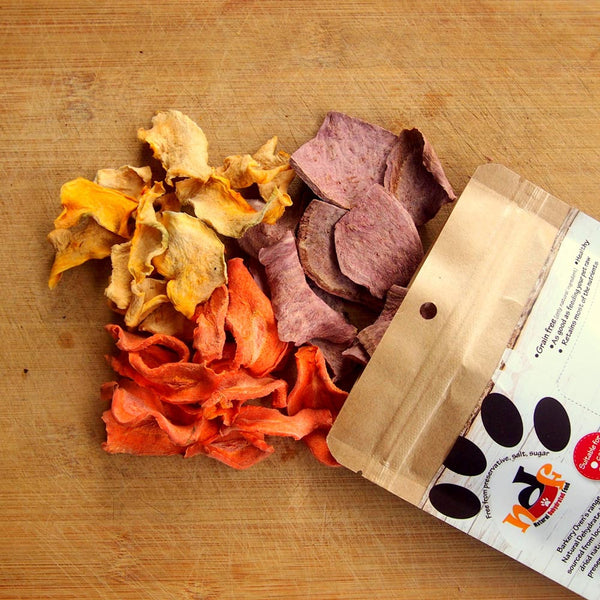 Dehydrated vegetable outlet dog treats