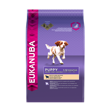 Eukanuba Puppy Lamb and Rice Small and Medium Breed Dry Dog Food