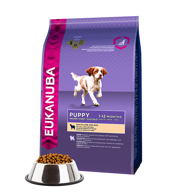 Eukanuba Puppy Lamb and Rice Small and Medium Breed Dry Dog Food
