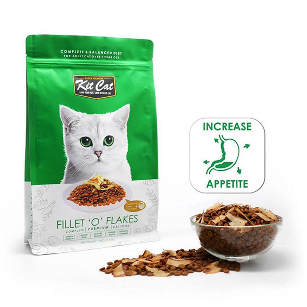 Kit Cat Dry Cat Food Fillet 'O' Flakes Delivery in Malaysi