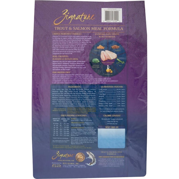 Zignature Trout and Salmon (Grain Free & Limited Ingredient) Dog Food