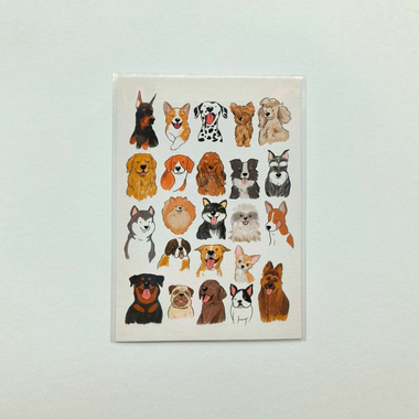 Doggy Crew Postcard
