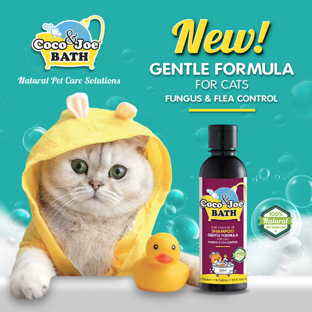 Coco & Joe Bath Sensitive Skin Shampoo (Fungus & Flea Control) for Cats