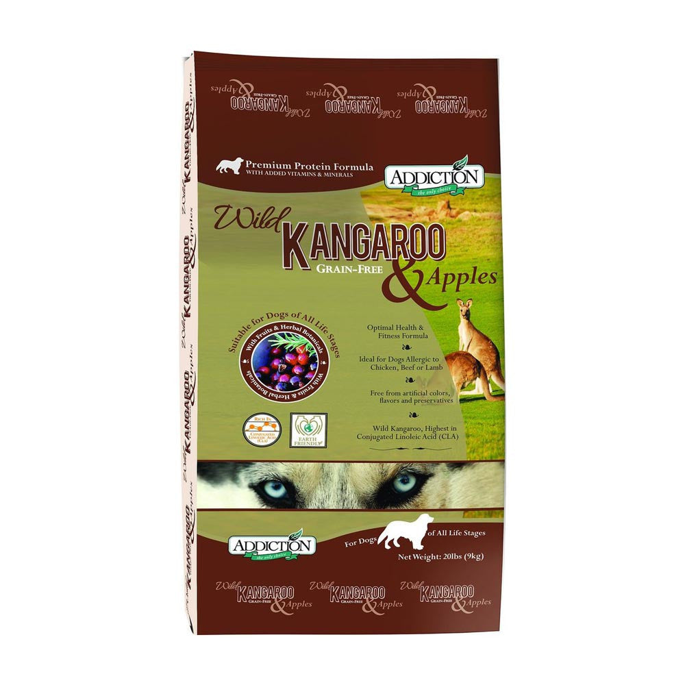 Addiction Wild Kangaroo & Apples Dog Food Delivery in Malaysia
