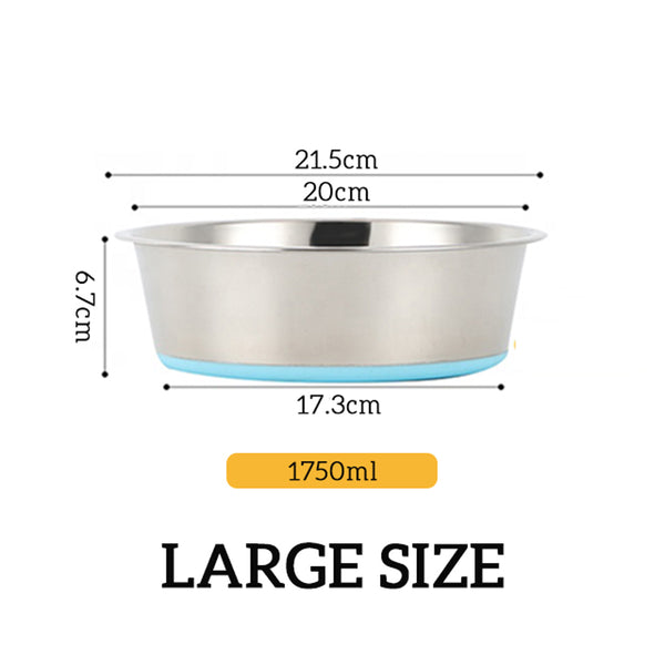 Stainless Steel Bowl with Silicone Bottom