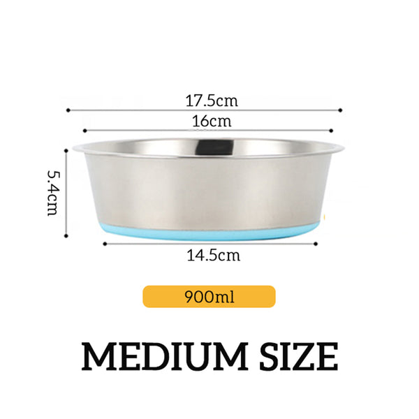 Stainless Steel Bowl with Silicone Bottom