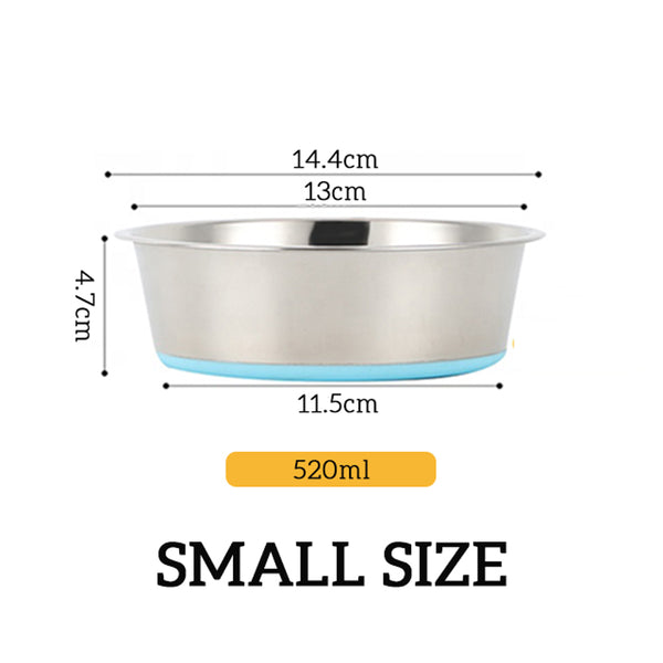 Stainless Steel Bowl with Silicone Bottom