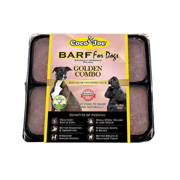 BARF Golden Combo (Beef, Quail, Mackerel & Duck)