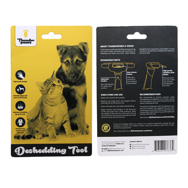 D-Shedz Pet Deshedding Tool