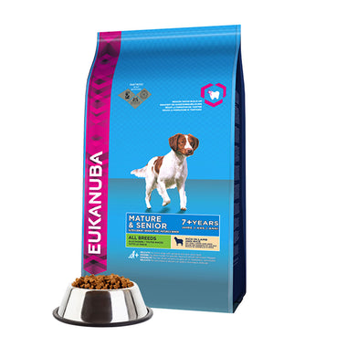Eukanuba Senior Lamb and Rice Dry Dog Food