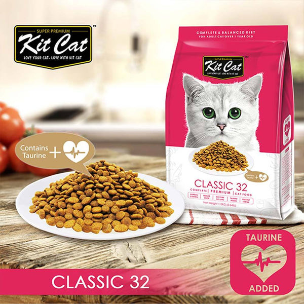 Kit Cat Dry Cat Food Classic 32 Delivery in Malaysi