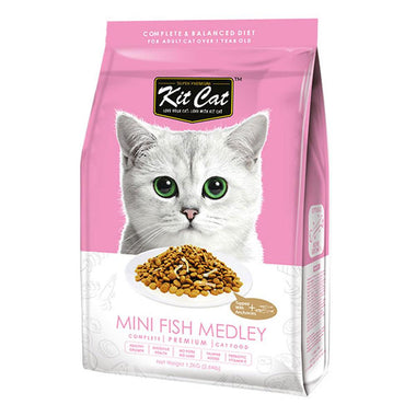 Kit Cat Dry Cat Food Mini Fish Medley Delivery in Malaysi
