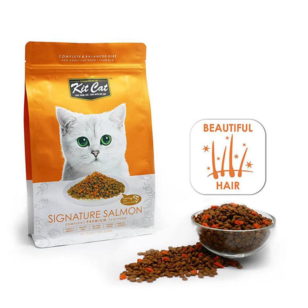 Kit Cat Dry Cat Food Signature Salmon Delivery in Malaysi