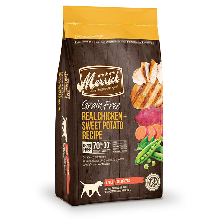 Merrick Real Chicken Sweet Potato Dry Dog Food Delivery In