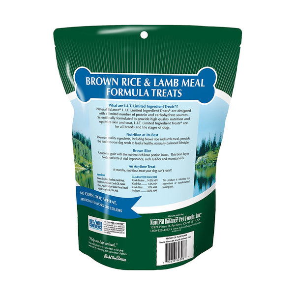 Brown Rice & Lamb Meal Small Bites (LI)