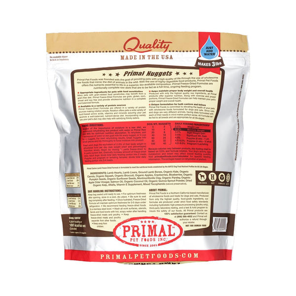 Freeze Dried Lamb Formula (GF)