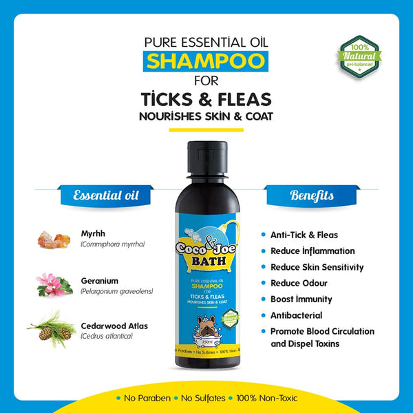 Essential Oil Dog Shampoo [Anti-Tick & Flea]