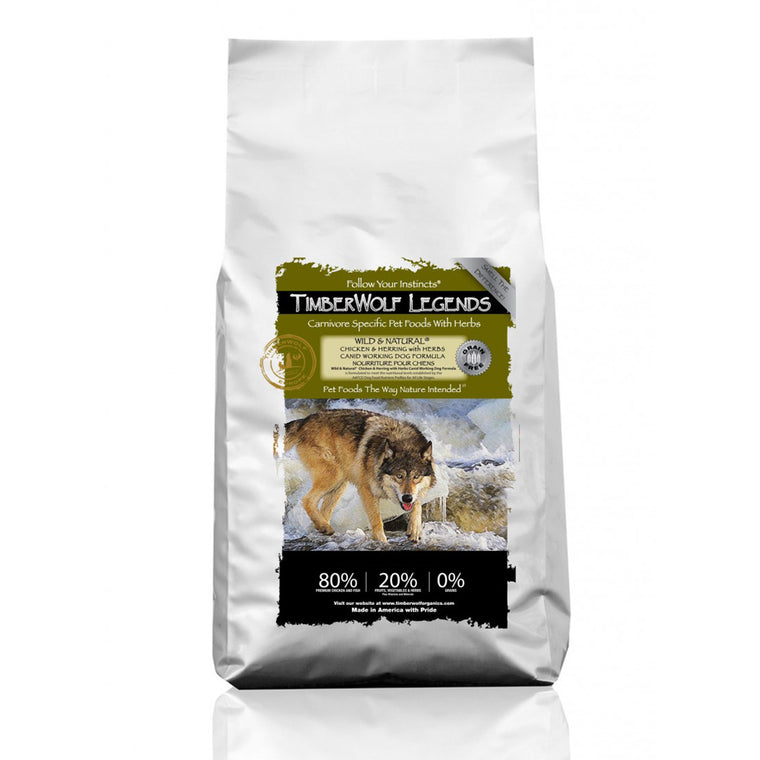 Timberwolf legends dog food sale